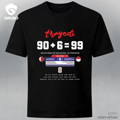 T-shirt Suporter Garuda - Tragedi 90 + 6 = 99